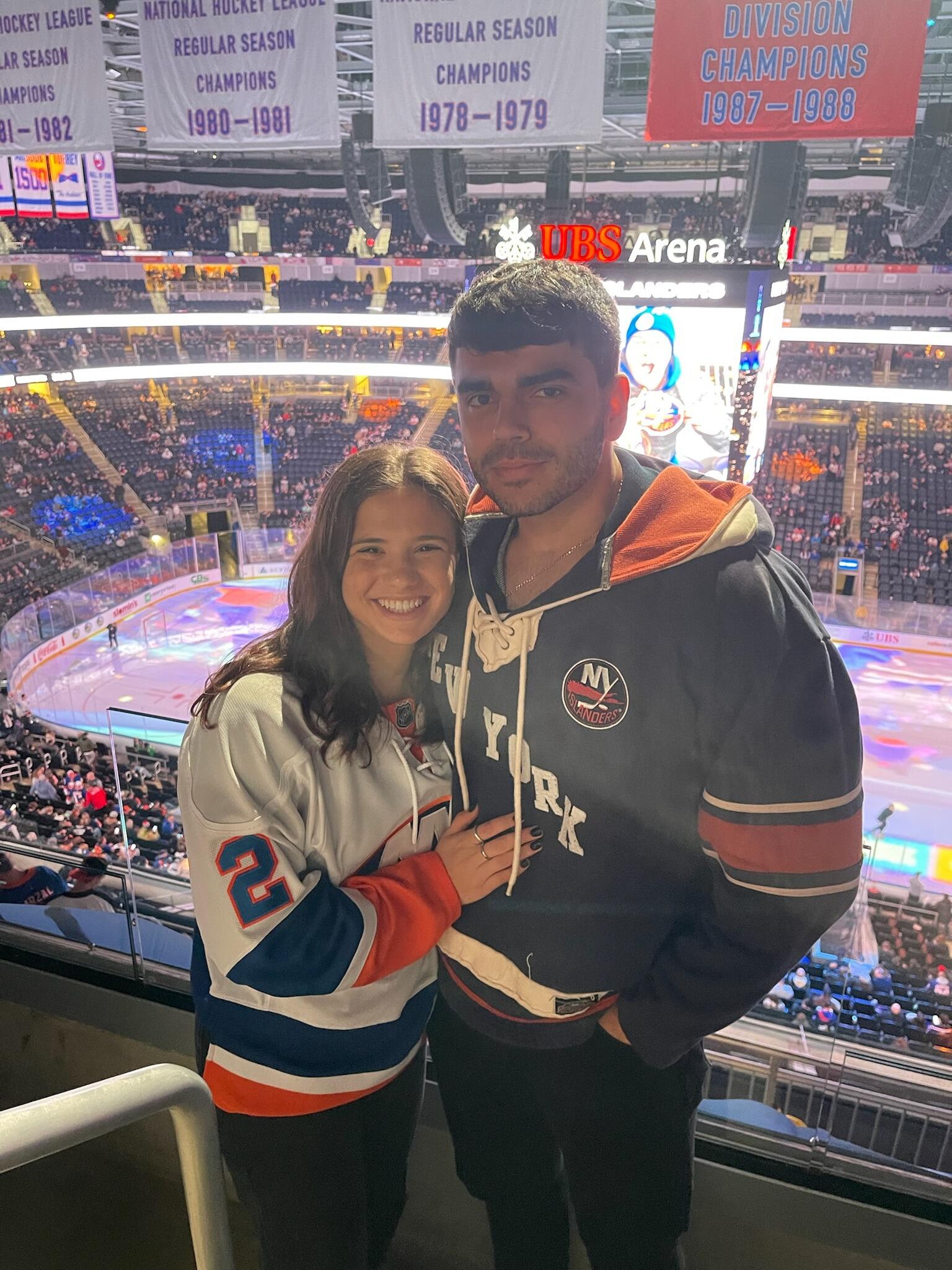 First of many hockey games 😝