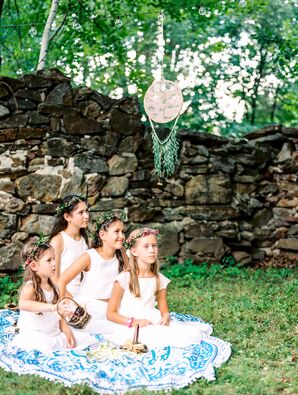 Bohemian Flower Girl Look