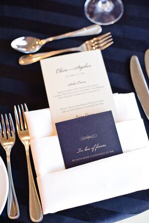 Elegant Menu Card