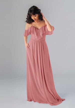 Kennedy Blue Emily Off the Shoulder Bridesmaid Dress