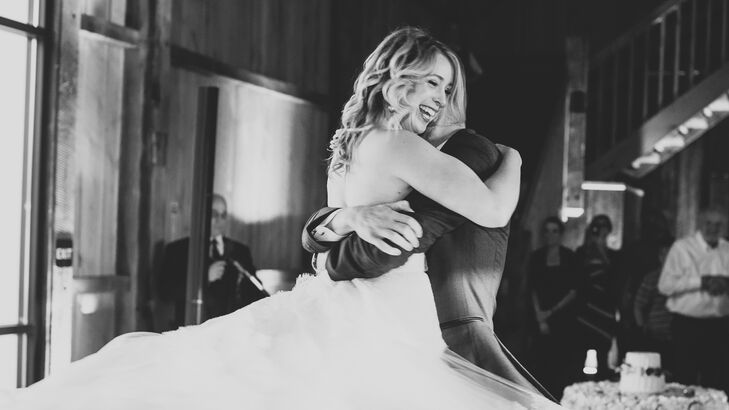 First Dance at White Barn Reception