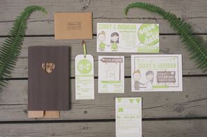 Playful Handmade Invititations