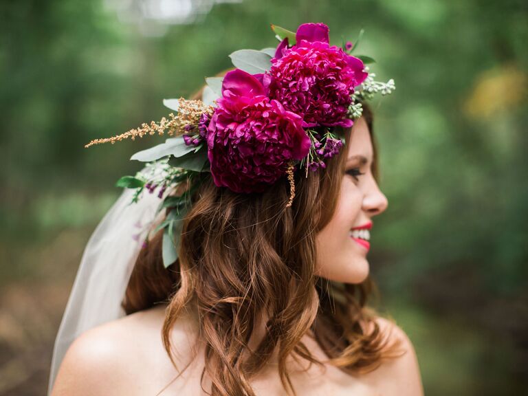 Oversize Bohemian Bridal Crown - bridal crowns