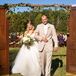 The couple love getting their hands dirty to put  personal touches on projects, and their wedding was no exception.