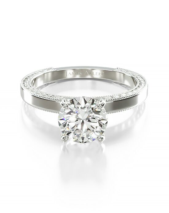 James Allen Round Cut Engagement Ring - 1