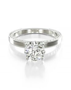 James Allen Round Cut Engagement Ring