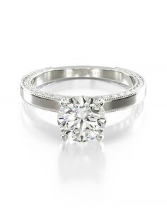 James Allen Round Cut Engagement Ring