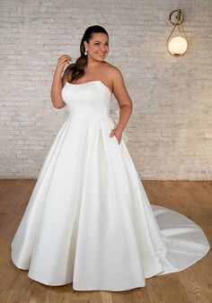 Stella York 7711 plus Ball Gown Wedding Dress