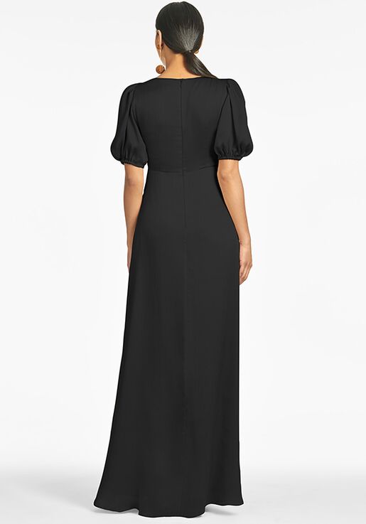 Sachin & Babi Alli Gown - Black V-Neck Bridesmaid Dress - 3