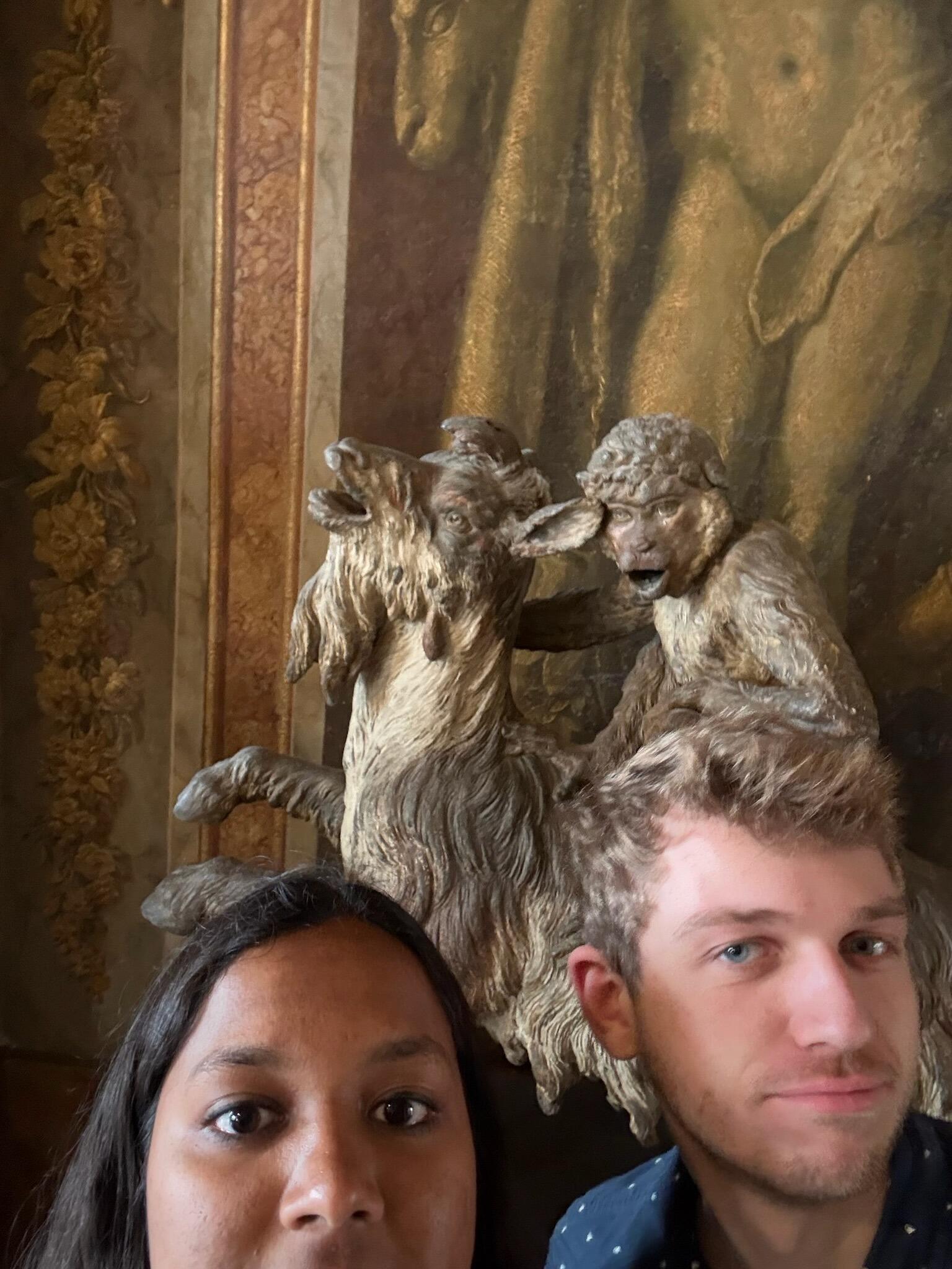Somewhere in the Louvre together