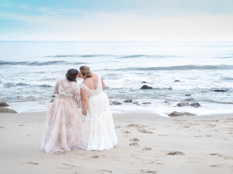 Beach wedding venue in Malibu, California.
