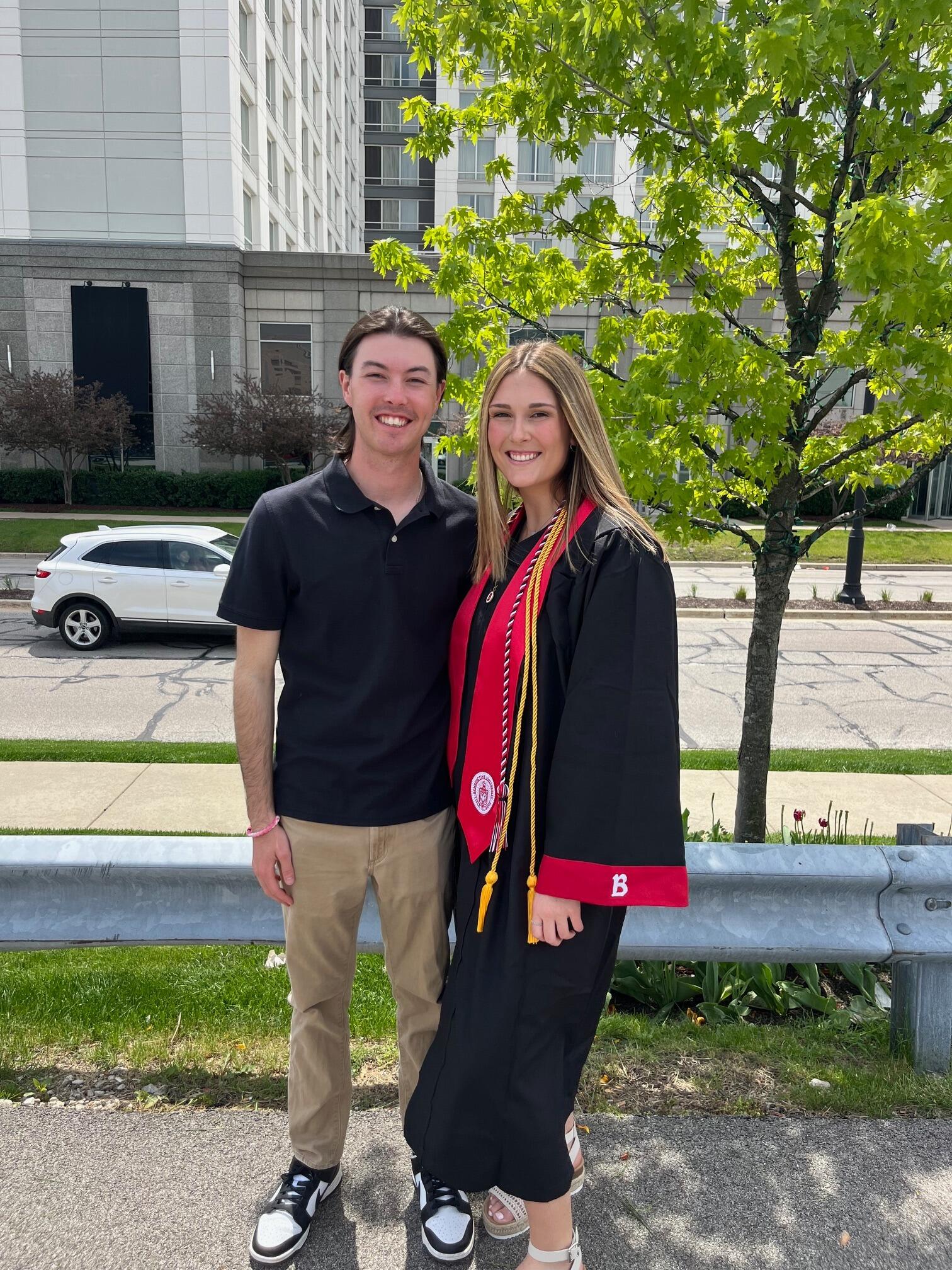 Kelly's college graduation