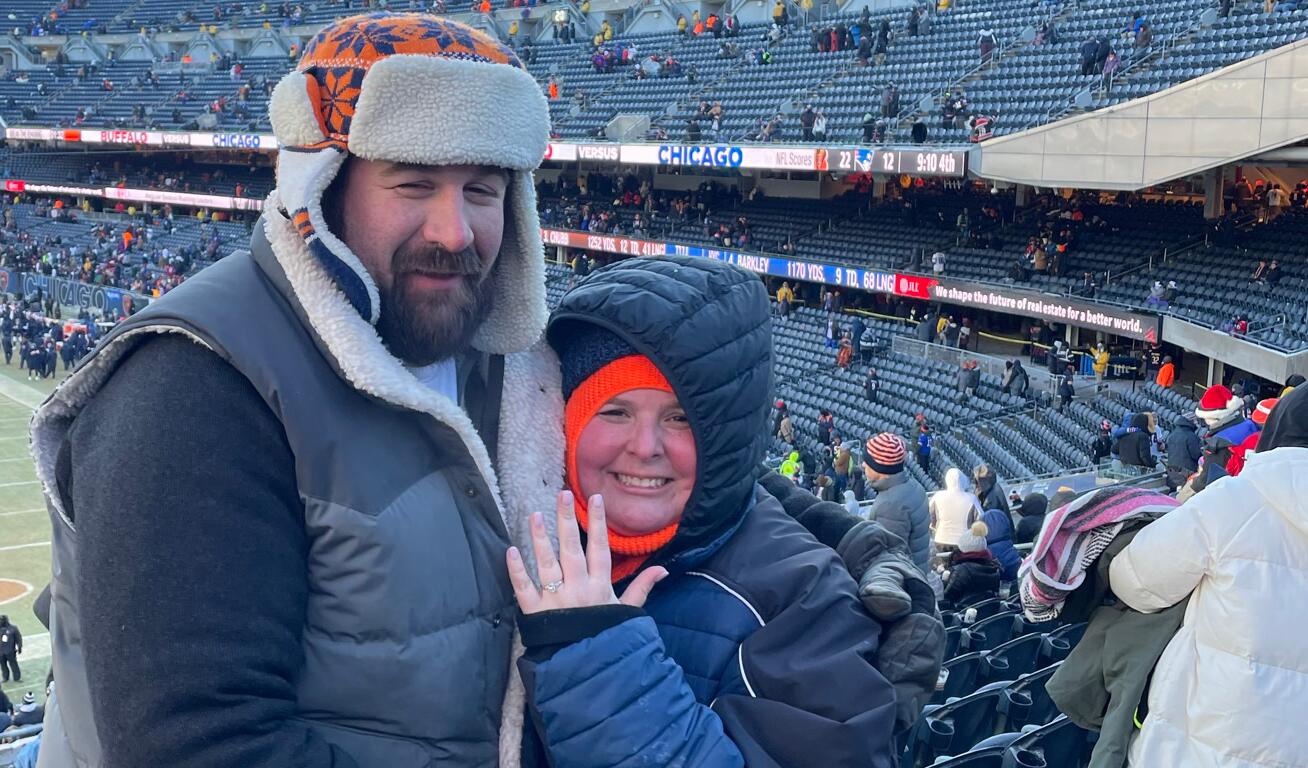 Picture of How They got Engaged 