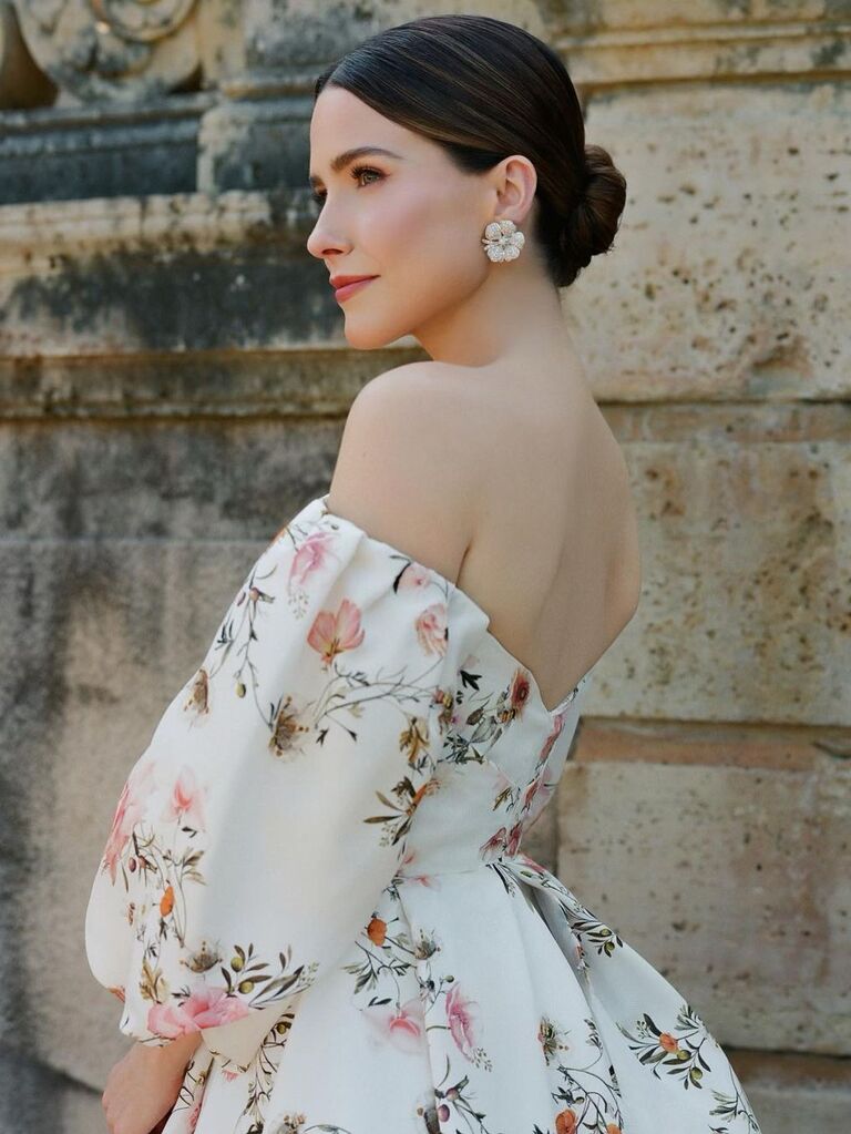 Sophia Bush's wedding dress