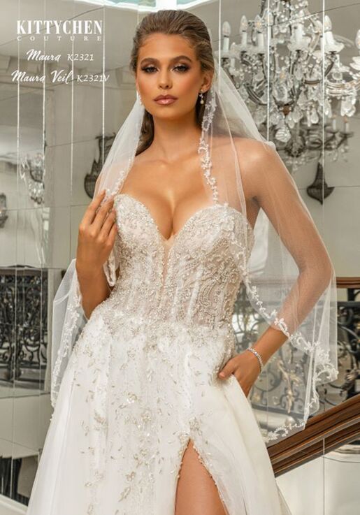KITTYCHEN Couture MAURA, K2321 A-Line Wedding Dress - 4