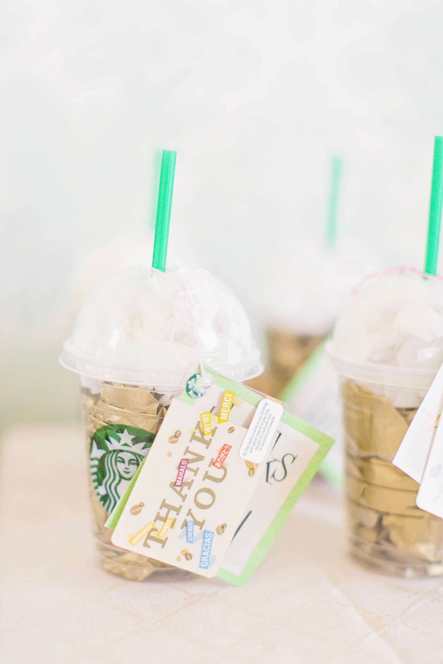 Starbucks-Inspired Bridesmaids Gift Cards