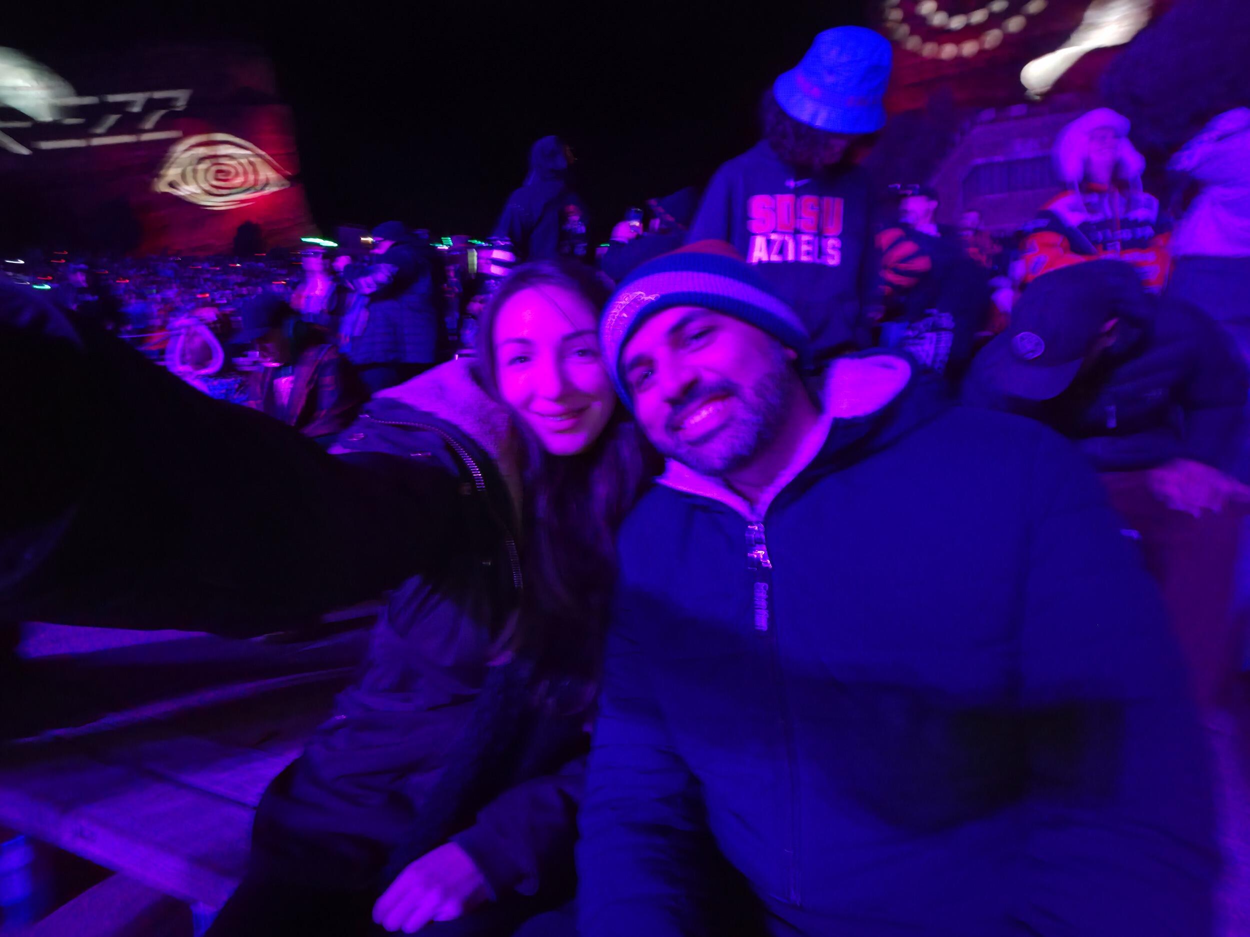 Concerts and music were among the very first things we bonded over. We've been to 12 concerts/festivals in the last year!