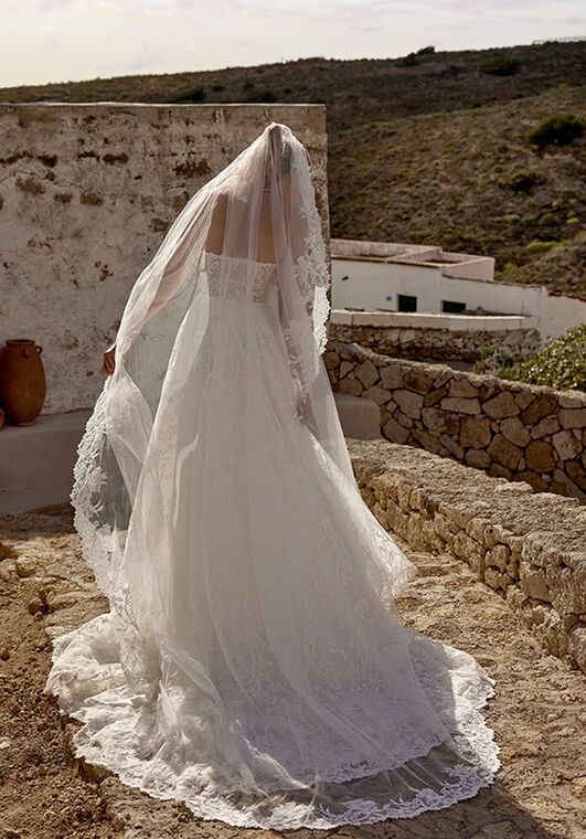 Lillian West 66376 A-Line Wedding Dress - 4