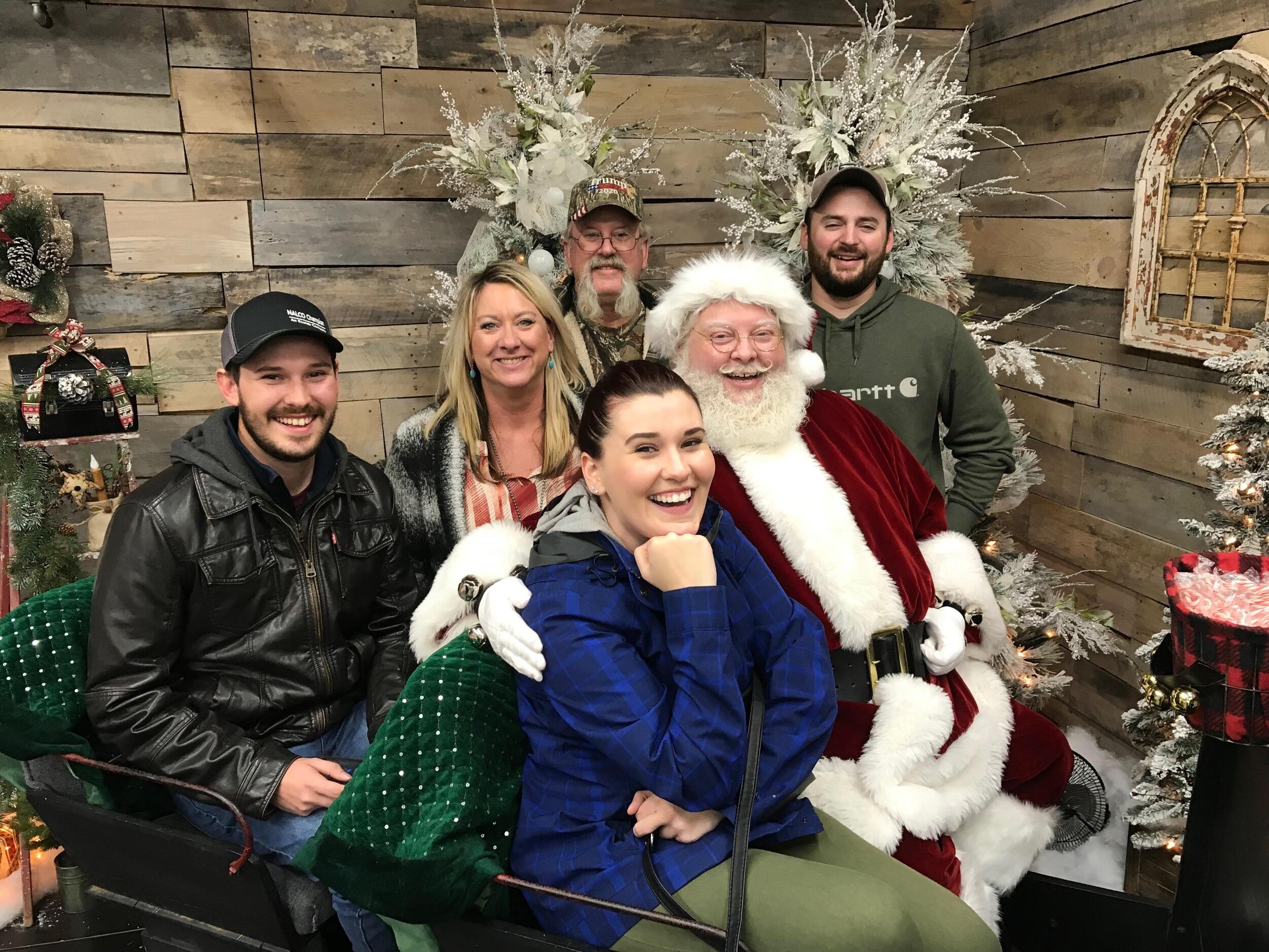 Got to visit Santa - Concord, NC.