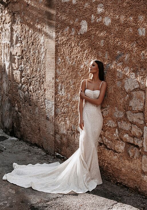 Abella Karina Sheath Wedding Dress - 5