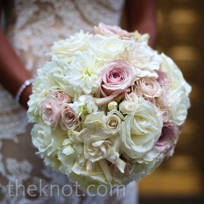 White Rose Bridal Bouquet