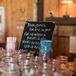 Mason Jar Wedding Favors With Chalkboard Labels