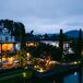Villa Bokeh, Lakefront Historic Estate in Guatemala, at Night With Lights