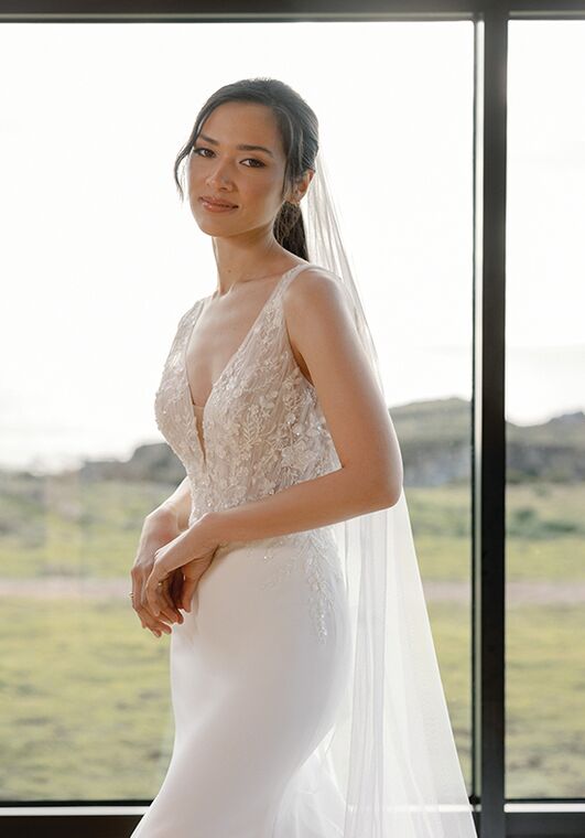 Adore by Justin Alexander Paloma Fit-and-Flare Wedding Dress - 4