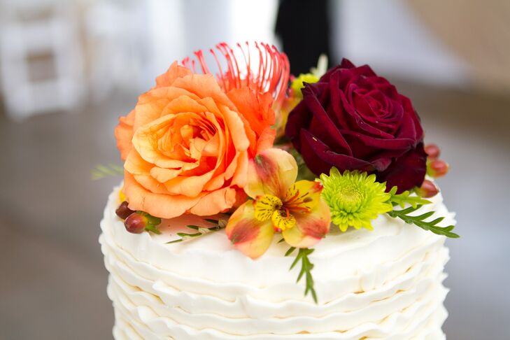 Bright Floral Cake Topper