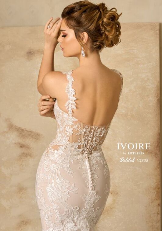 IVOIRE by KITTY CHEN DELILAH, V2308 Fit-and-Flare Wedding Dress - 6