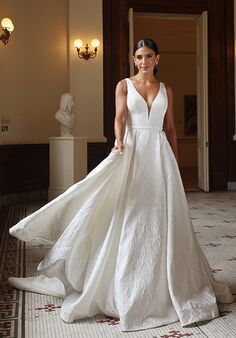 Essense of Australia D4140 A-Line Wedding Dress
