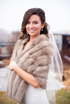 Brown Fur Wrap