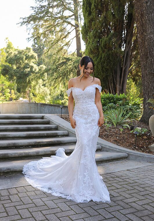 Essense of Australia D3960 Fit-and-Flare Wedding Dress - 4