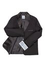 Little Tuxedos "Princeton" Kids Black Tuxedo (5-Piece Set) Flower Girl Dress and Ring Bearer Outfit - thumbnail - 6