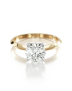 James Allen Round Cut Engagement Ring