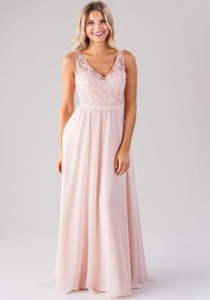 Kennedy Blue Betsy V-Neck Bridesmaid Dress