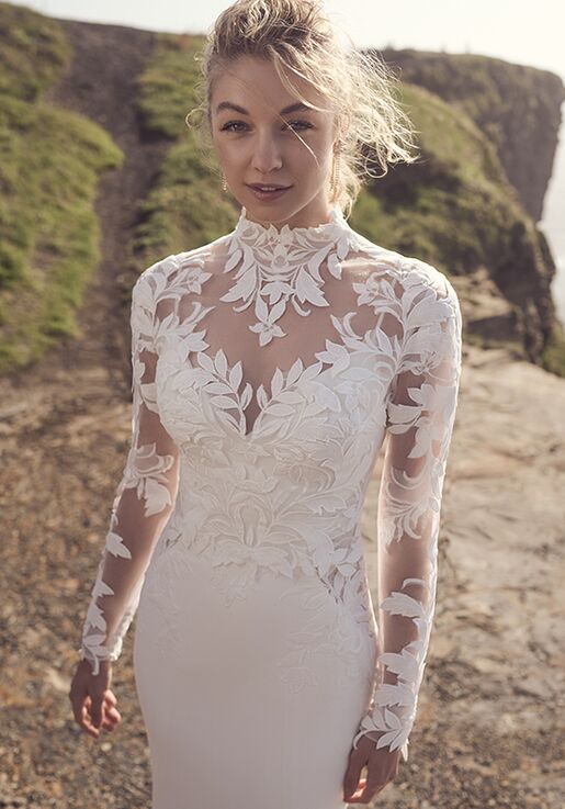 Rebecca Ingram DIONNE Fit-and-Flare Wedding Dress - 7