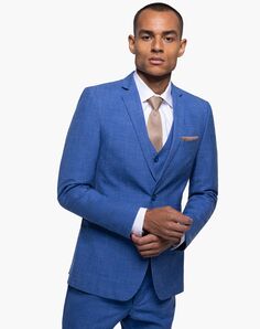 Generation Tux Indigo Blue Notch Lapel Suit Blue Tuxedo