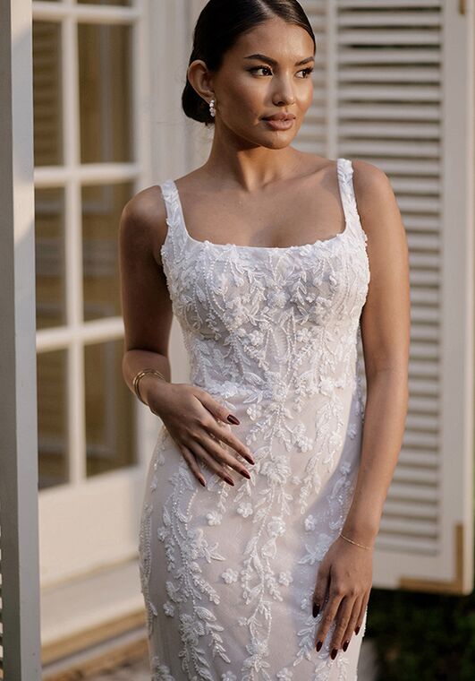 Martina Liana 1821 Column Wedding Dress - 6