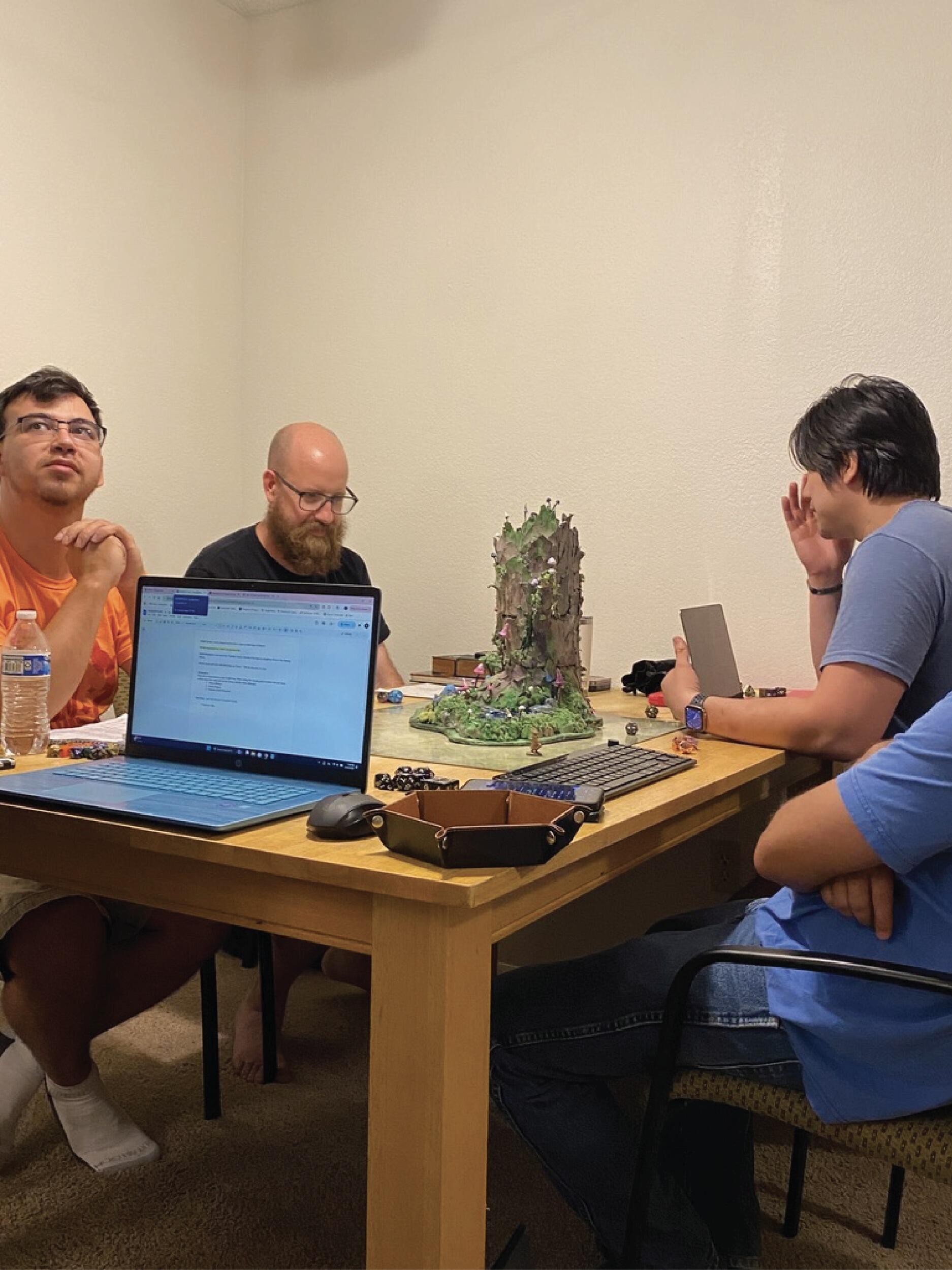Katie met the DnD crew and made a prop for them to explore on their adventure.