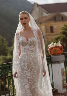 Amalfi Passion collection by Ricca Sposa Luliano 24-006 Fit-and-Flare Wedding Dress