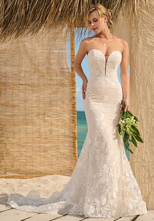 Rebecca Ingram NELLY Sheath Wedding Dress - 4
