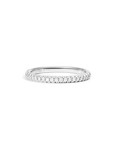 James Allen 15645 White Gold Wedding Ring