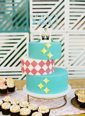Geometric Cake at Colony 29 in Palm Springs, California