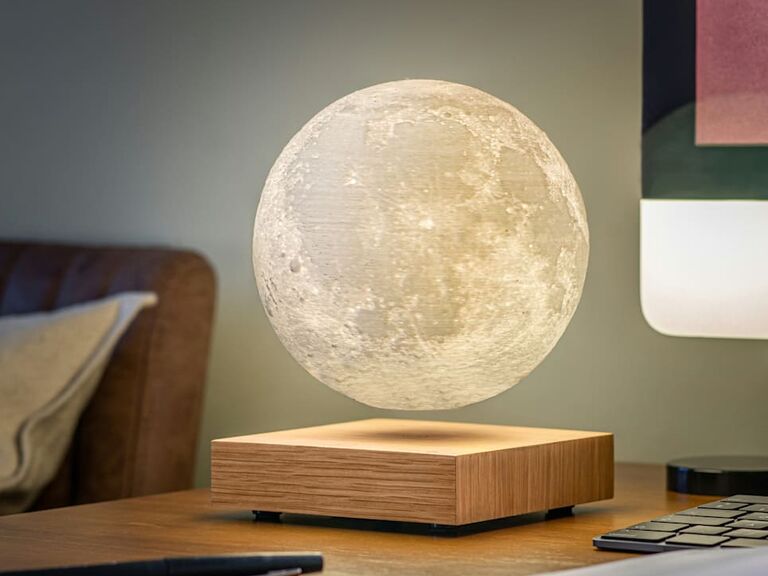 Floating moon lamp cool gift for husband