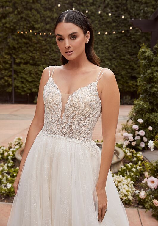 Casablanca Bridal 2462 Carrie Fit-and-Flare Wedding Dress - 7