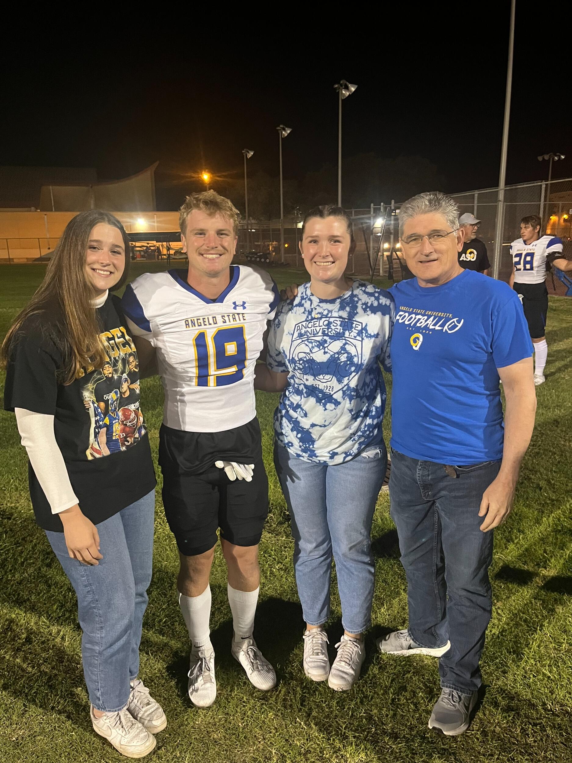 Supporting Hunter & Angelo State!