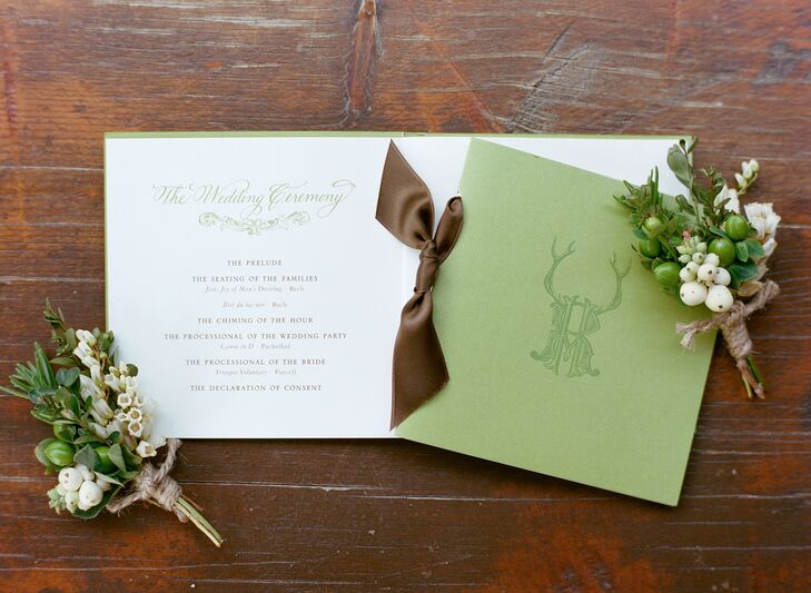 Antler-Themed Wedding Invitations by the Writing Horse