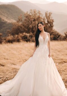 Disney Fairy Tale Weddings Pocahontas- D415 A-Line Wedding Dress