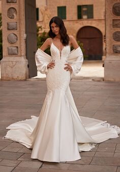 Val Stefani Catalina Mermaid and Trumpet Wedding Dress
